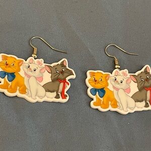 Cute Cat Character Earrings
